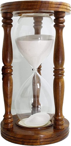 Sablier bois fait - sablier,