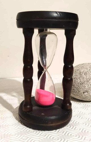 Sablier ancien bois et - en,