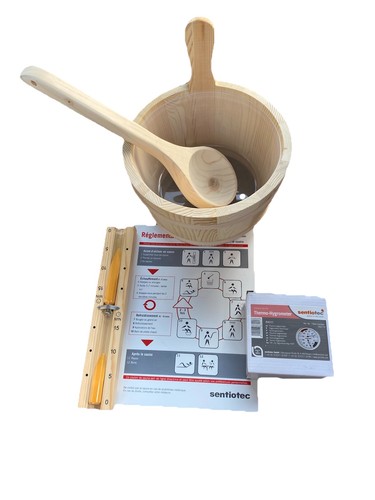 Kit complet sauna seau en - kit, sauna: