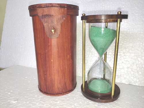 Sablier ancien bois - bois, avec