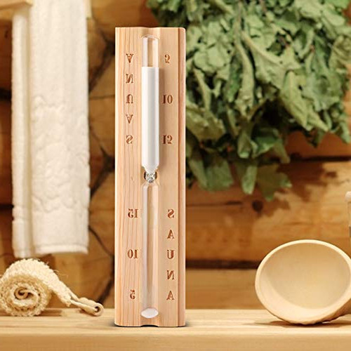 Sablier bois pour sauna - bois,