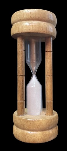 Sablier vintage bois 3 - en,