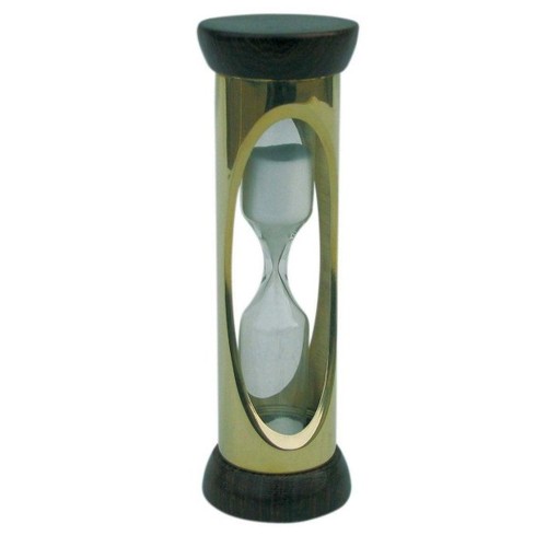 Sablier laiton bois - bois,