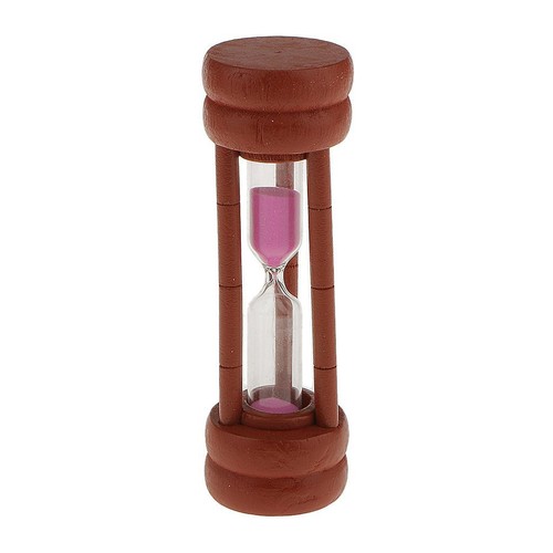 Sablier bois marron 2 - marron, de